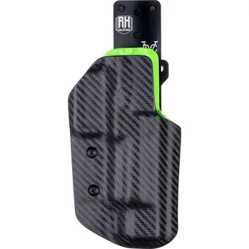Příslušenství pro sportovní střelbu RH Holsters IPSC DL - Canik TP9 SFX - RH závěs - sportovní kydexové pouzdro - carbon/zombie zelená Pouzdro je pro: Pravák