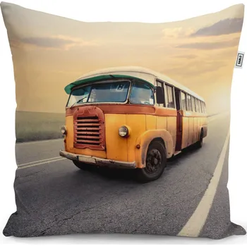 Polštář Sablio Polštář Autobus veterán - 50x50 cm