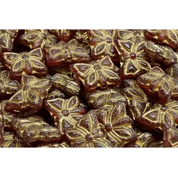 Korálek Korálky motýl č.2873 (15x12mm)