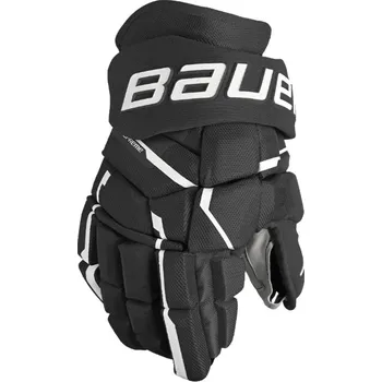 Hokejové rukavice Rukavice Bauer Supreme Mach S23 SR, Senior, černá-bílá, 15" Bauer