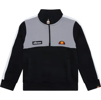 Chlapecká mikina Dětská Mikina ELLESSE CARTSON JNR 1/2 ZIP TRACK TOP S3L13450-6-21693 – Černá 140