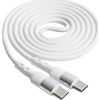Prodlužovací kabel Akyga USB kabel USB-C ® zástrčka, USB-C ® zástrčka 1.00 m bílá AK-USB-40