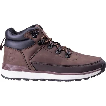 Chlapecké tenisky Dětské Vysoké boty HI-TEC HAJNEZ MID TEEN 32329-BROWN – Hnědá 37