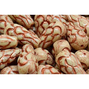 Korálek Korálky Šiška borová (25x12mm) č. 29