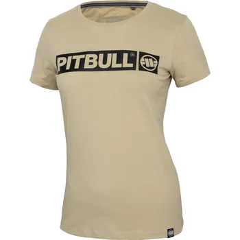 Dámské tričko PitBull West Coast - dámské triko HILLTOP pískové L