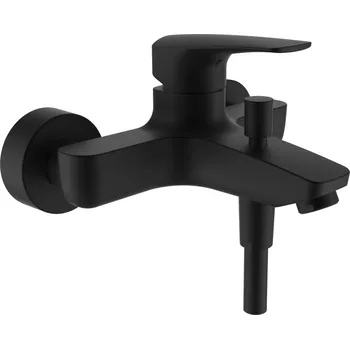 Vodovodní baterie Laufen Laurin vanová nástěnná baterie, PVD titan černý matný HF500760428600