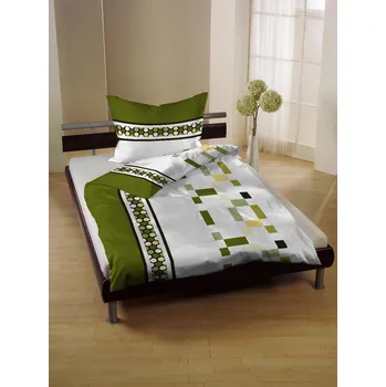 Povlečení Gerald Wittmann Ložní povlečení Lia 140x200/90x70 cm Vzor 29155/4 Vafle 100% Bavlna