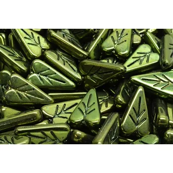 Korálek Lístek ve tvaru srdce č.3509 (16x11mm)