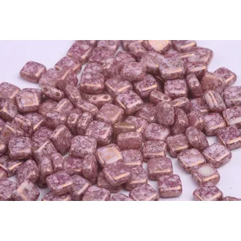 Korálek Dvoudírkové čtverečky č. 29 (6x6 mm)