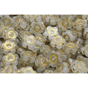 Korálek Květ slunečnice č.3421 (10x10 mm)