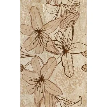 Obklad CERAMIKA KOŇSKIE DEKOR TRAVERTINO FLOWERS 25x40 KON-147598