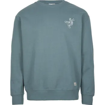 Pánské oblečení Pánská Mikina O'NEILL O'RIGINAL CREW SWEATSHIRT 2750051-15047 – Tyrkysová XL