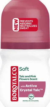 Borotalco Soft Talc&Pink Flower Roll-on kuličkový deodorant 50 ml