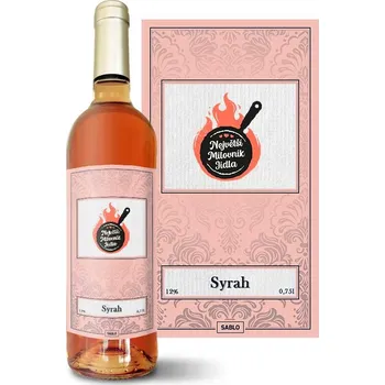 Víno Sablio Růžové víno Největší milovník jídla: 0,75 l