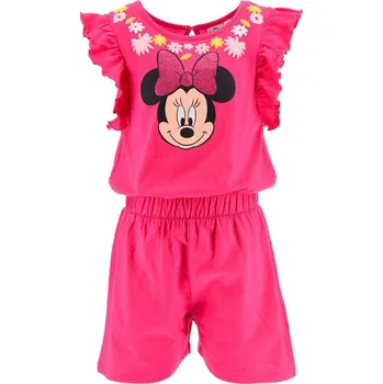 Dívčí pyžamo Tmavě růžový dívčí overal Mickey Mouse Velikost: 104