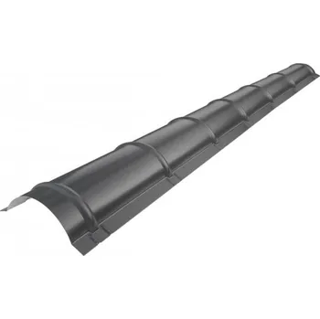 Střešní hřebenáč oblý, antracit RAL 7016, délka 2m lesklý