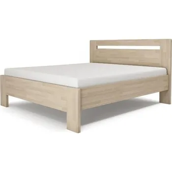 Postel TEXPOL Dvoulůžko LÍVIA H - horizontální čelo BUK ROZMĚR: 140 x 200 cm - ATYP