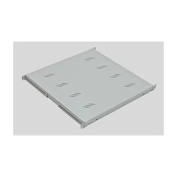 Rozvaděč 19` police A4 perforovaná 1U / 150mm,max.15kg černá TRITON