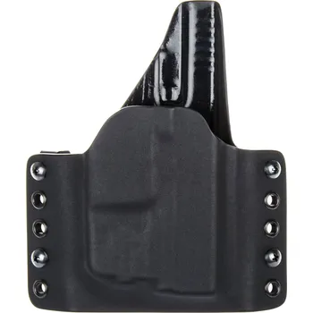 Příslušenství pro sportovní střelbu RH Holsters OWB - Glock 43/43X + Streamlight TLR-6 - vnější kydexové pouzdro - plný sweatguard - černá/černá Pouzdro je pro: Pravák