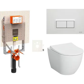 Klozet Cenově zvýhodněný závěsný WC set VitrA k zazdění + WC VitrA Nuo SIKOVIZNUO600