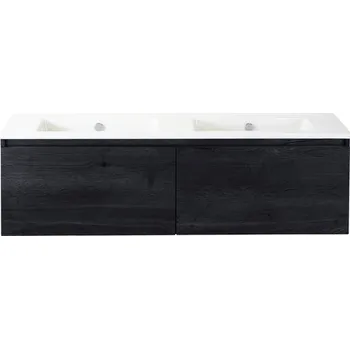 Koupelnový nábytek Koupelnová sestava Sanox Frozen 141 cm dub černý 75735249