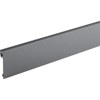 Nábytkové kování StrongMax 16 alu profil pro čelo se sklem 1100 mm, tmavě šedá (StrongMax 16 alu profil pro čelo se sklem 1100 mm, tmavě šedá)