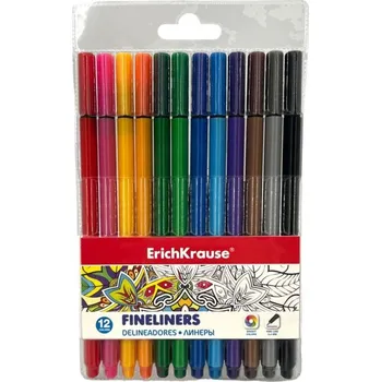 Erich Krause Fineliners fixy sada (12ks)