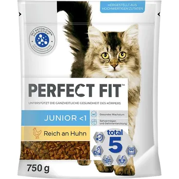 Krmivo pro kočku 750g Perfect Fit Junior <1 kuřecí
