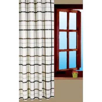 Závěs DekorTextil Hotový závěs Kostka - smetanová ROZMĚR: (šíře x výška) 135 x 160 cm