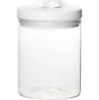 Úložný box Räder Skleněná dóza na potraviny STAR s porcelánovým víkem