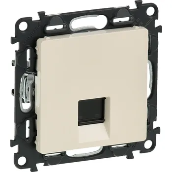 Elektrická zásuvka Legrand VALENA LIFE datová zásuvka dvojnásobná 2xRJ45 CAT.6 STP BÉŽOVÁ LCS /753246/