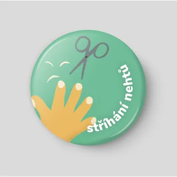 Magnetická kreslící tabulka Stříhání nehtů - plánovací magnetka