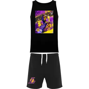 Pánské atletické tretry Letní set LeBron James Lakers Velikost: 122/128 - 6/7let, Pohlaví: Dámské