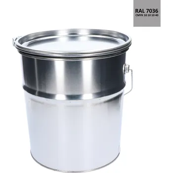 barva na kov Barva antikorozní polomatná na zinek 10 kg - platinová šedá