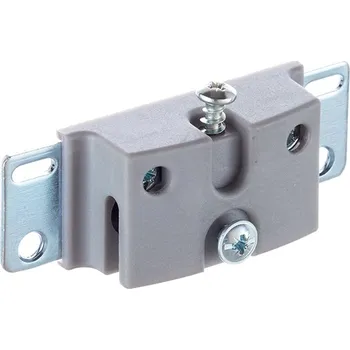 Nábytkové kování VIBO Slim držák čela potravinové skříně 150mm šedý (VIBO Slim držák čela potravinové skříně 150mm šedý)