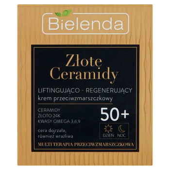 Pleťový krém Bielenda Golden Ceramides denní a noční pleťový krém proti vráskám 50+, 50 ml