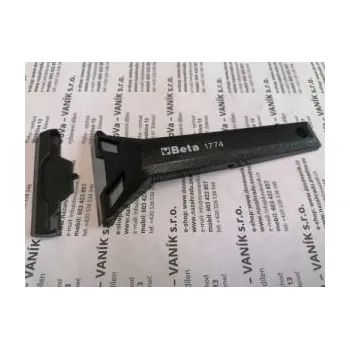 Pracovní nůž škrabka s výměnou čepelkou a držadlem Beta 1774 s ochranou čepele - K
