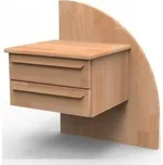 TEXPOL Noční stolek PETRA BUK ROZMĚR: (š/v/h) 49 x 63 x 39 cm - pravý