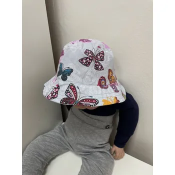 Klobouk Bavlněný klobouček - motýl, Dahlia fashion designer Velikost: Obvod 54-56 cm