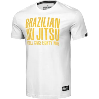 PitBull West Coast - pánské triko BJJ CHAMPIONS bílé XL