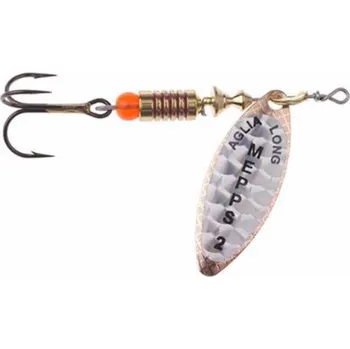 Umělá nástraha Rotační třpytka Mepps Aglia Long Rainbo Vel.2 7g Měděná