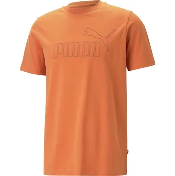 Pánské tričko Pánské Tričko s krátkým rukávem PUMA ESS ELEVATED PIQUE TEE 67338594 – Oranžová M