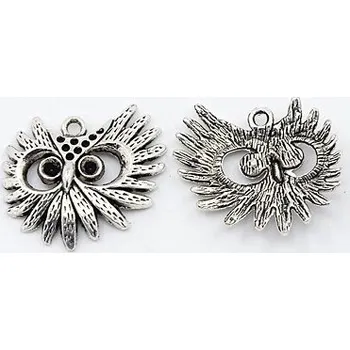 Korálek Kov 25 (26x29x4 mm)