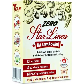 Sladidlo FAN sladidla StarLinea Zero sladidlo k zavařování 250 g