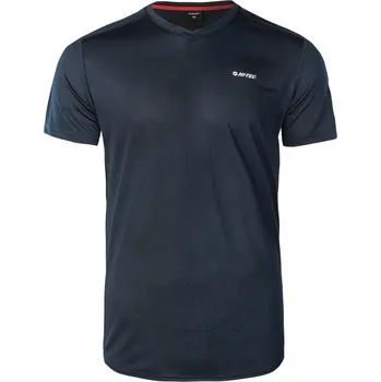 Pánské tričko Pánské Tričko s krátkým rukávem HI-TEC HICTI M000212342 – Tmavě modrá S