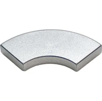 Dětské zboží 27925 Metallic Silver Tile, Round Corner 2 x 2 Macaroni (Kovově stříbrná dlaždice, kulatý roh 2 x 2 Macaroni)