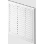 Den Braven - mřížka větr. s rámem a síťovinou 15 x 22 cm bílá