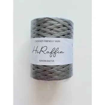 Papírová příze šedá (150m/75g)