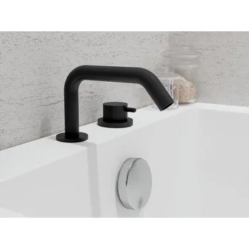 Vodovodní baterie Novellini VANOVÁ BATERIE FLY3 ČERNÁ včetně sprchy