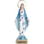 Panna Maria Neposkvrněná s modrými květy 16 cm